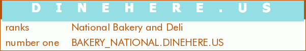 National Bakery and Deli