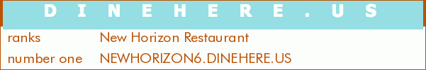 New Horizon Restaurant