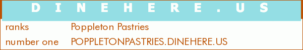 Poppleton Pastries