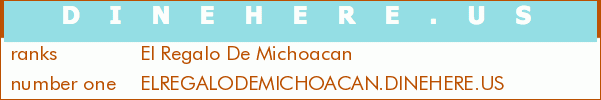 El Regalo De Michoacan