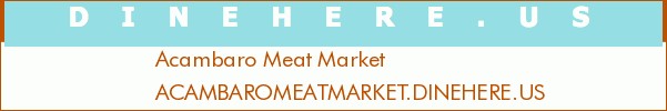 Acambaro Meat Market