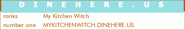 My Kitchen Witch