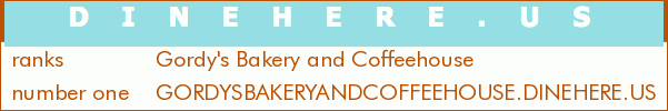 Gordy's Bakery and Coffeehouse