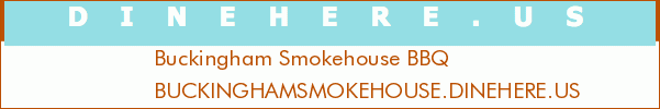 Buckingham Smokehouse BBQ