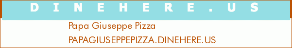 Papa Giuseppe Pizza