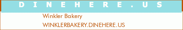 Winkler Bakery