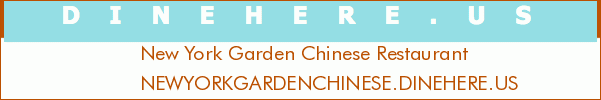 New York Garden Chinese Restaurant