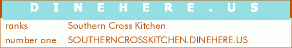Southern Cross Kitchen