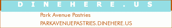 Park Avenue Pastries