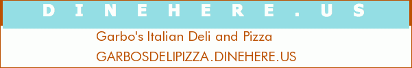 Garbo's Italian Deli and Pizza