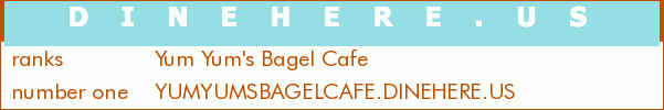 Yum Yum's Bagel Cafe