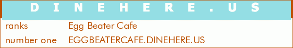 Egg Beater Cafe