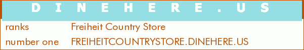 Freiheit Country Store