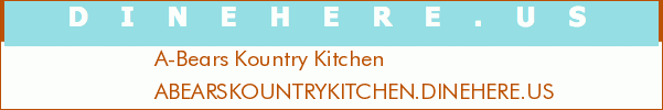 A-Bears Kountry Kitchen