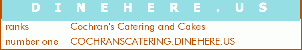Cochran's Catering and Cakes