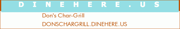 Don's Char-Grill