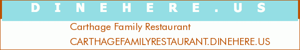 Carthage Family Restaurant