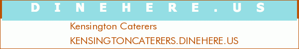 Kensington Caterers