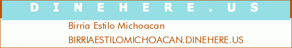 Birria Estilo Michoacan