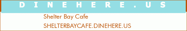 Shelter Bay Cafe