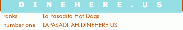 La Pasadita Hot Dogs
