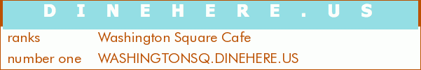 Washington Square Cafe
