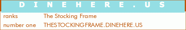 The Stocking Frame