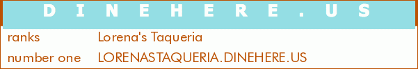 Lorena's Taqueria