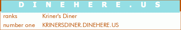 Kriner's Diner