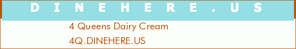 4 Queens Dairy Cream