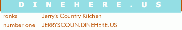 Jerry's Country Kitchen