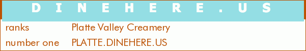Platte Valley Creamery