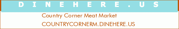 Country Corner Meat Market