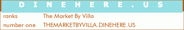 The Market By Villa