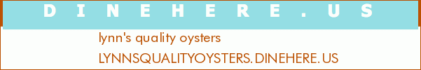 lynn's quality oysters