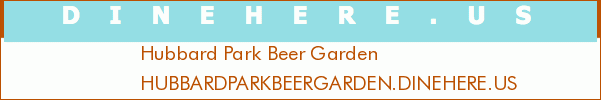 Hubbard Park Beer Garden