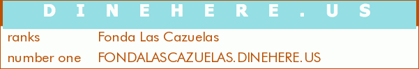 Fonda Las Cazuelas