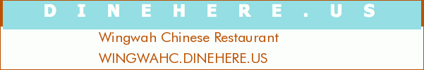 Wingwah Chinese Restaurant
