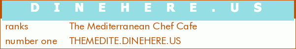 The Mediterranean Chef Cafe