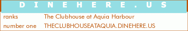 The Clubhouse at Aquia Harbour