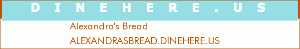 Alexandra's Bread