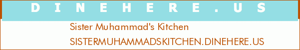 Sister Muhammad's Kitchen