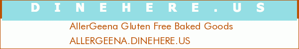 AllerGeena Gluten Free Baked Goods
