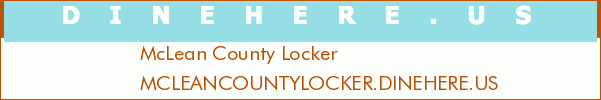 McLean County Locker
