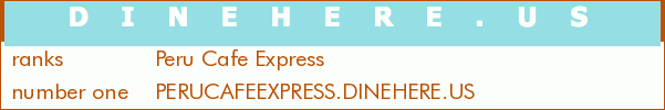 Peru Cafe Express