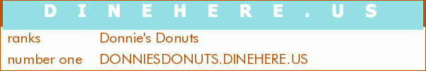 Donnie's Donuts