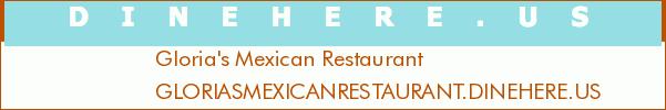Gloria's Mexican Restaurant