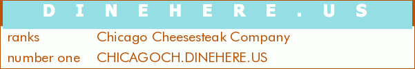Chicago Cheesesteak Company