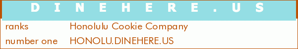 Honolulu Cookie Company