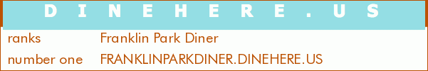 Franklin Park Diner